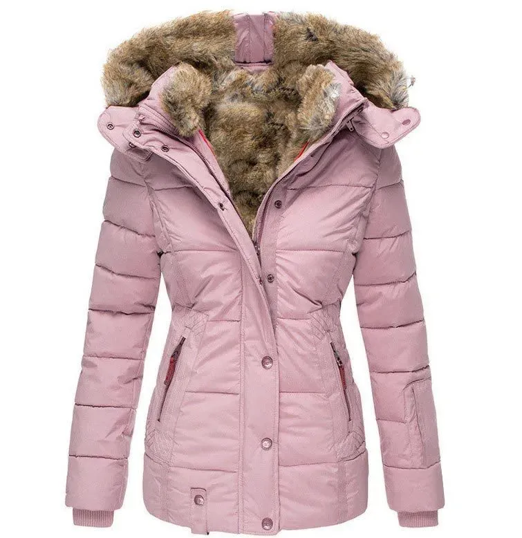 Evie – Hooded Winter Parka – Water-Resistant & Comfortable