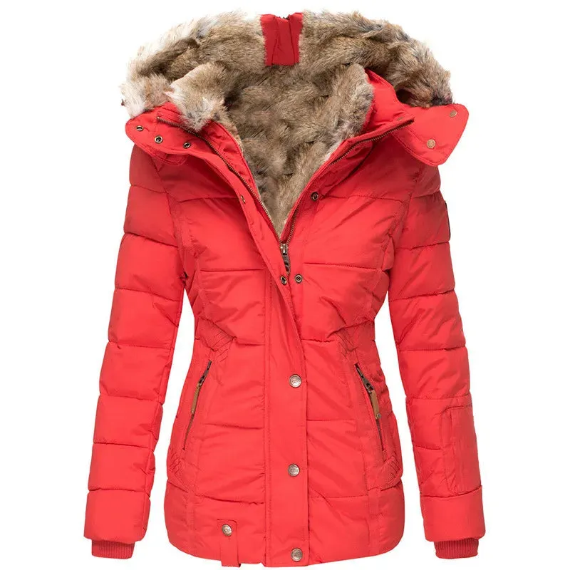 Evie – Hooded Winter Parka – Water-Resistant & Comfortable