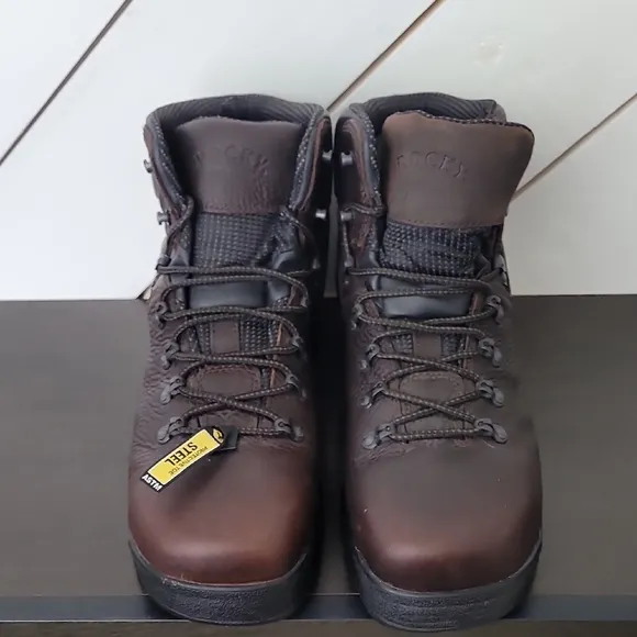 Excellent. ROCKY MobiLite Steel Toe Waterproof Work Boots Size 14