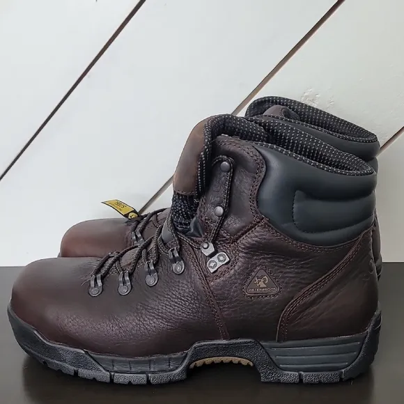 Excellent. ROCKY MobiLite Steel Toe Waterproof Work Boots Size 14