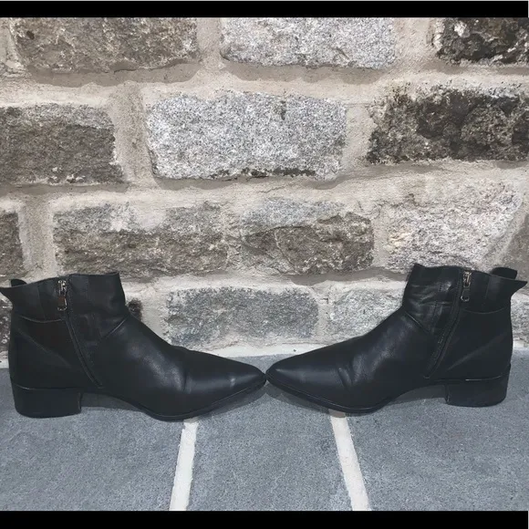 Fabianelli Made in Italy Genuine Leather Ankle Booties