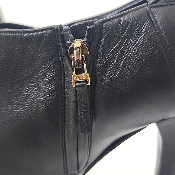 Fendi Black Platform Booties Size 41