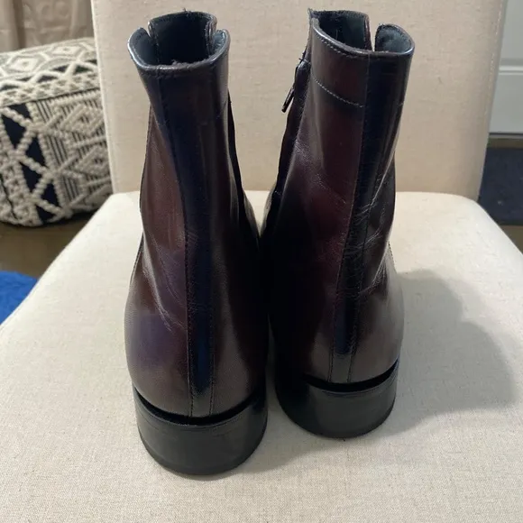 Florsheim Mens Essex leather zipper ankle boots size 10.5