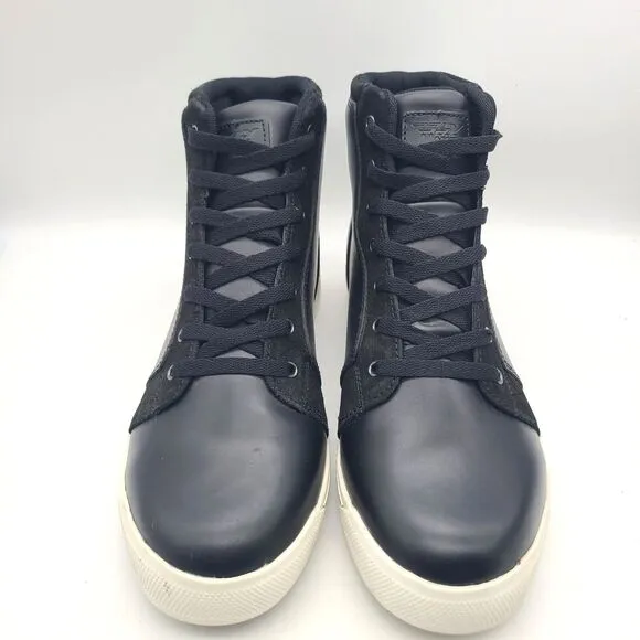 FLY Racing M16 Shoes Men's 12 Waterproof Leather Motorcycle Riding Black NEW