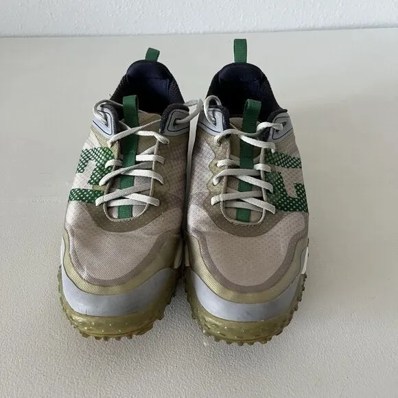 Footjoy Freestyle Golf Shoes Mens 9.5 Gray/Green 57331 Lace Up Spike Waterproof