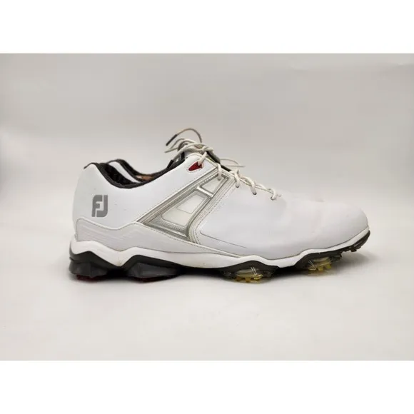 FootJoy Men's Golf Shoes White Tour Alpha Lace Up Size 11.5 M 55403