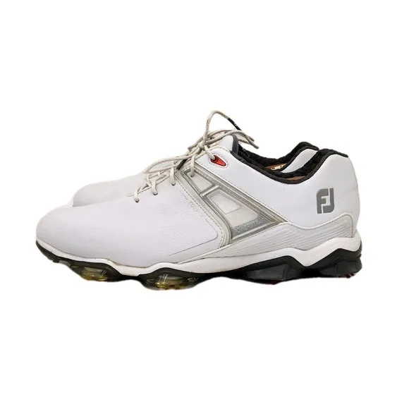 FootJoy Men's Golf Shoes White Tour Alpha Lace Up Size 11.5 M 55403
