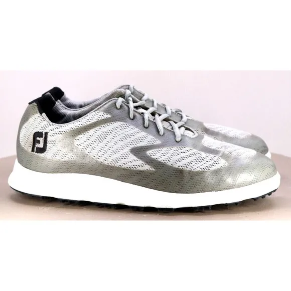 FootJoy Superlites XP Men's Waterproof Spikeless Golf Shoes Size 9 Gray 58025