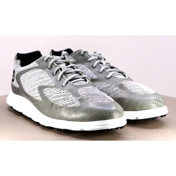 FootJoy Superlites XP Men's Waterproof Spikeless Golf Shoes Size 9 Gray 58025