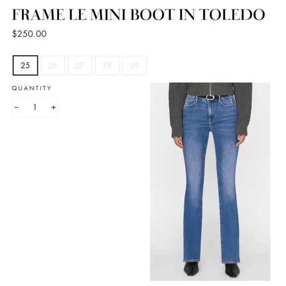 Frame Le Mini Boot - NEW