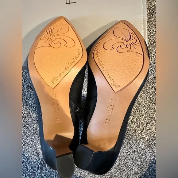 Franco Sarto Womens KEILAH Leather Heels Ankle Boots - Size 6.5 - New In Box