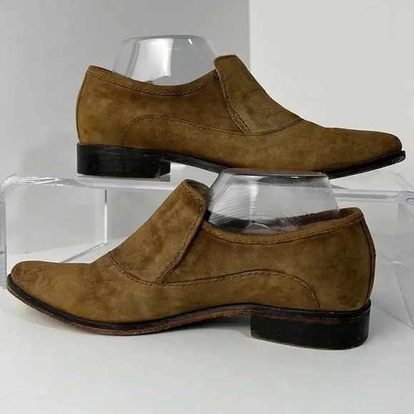 Free People Brady Pointed Toe Slip-On Loafer Size 38.5 - US 8.5 Leather Shooties