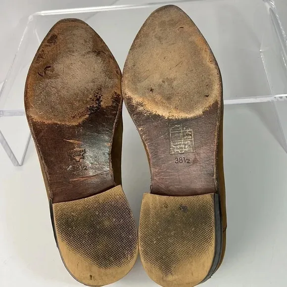 Free People Brady Pointed Toe Slip-On Loafer Size 38.5 - US 8.5 Leather Shooties