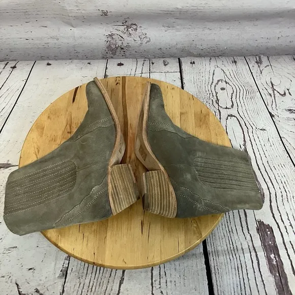 Free People Chelsea Boot Women's Size 5.5 EUR 36 Bootie Frontier Suede Western