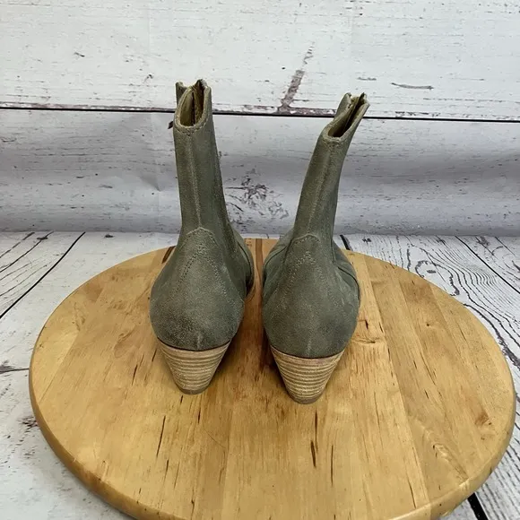 Free People Chelsea Boot Women's Size 5.5 EUR 36 Bootie Frontier Suede Western