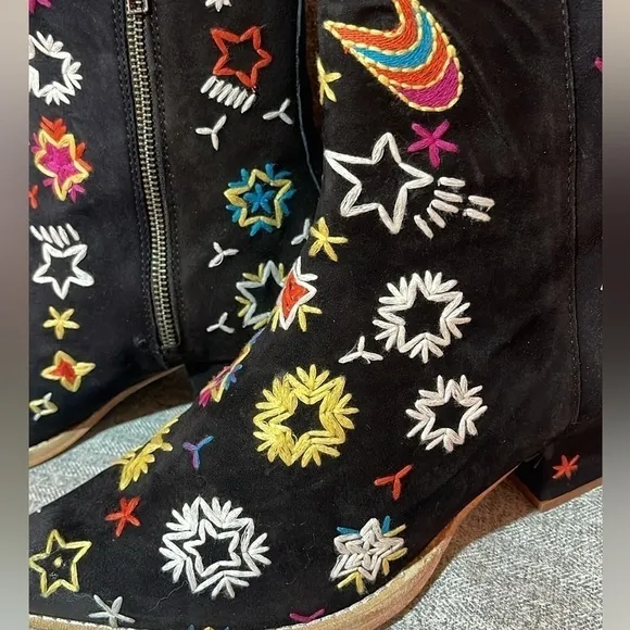 Free People Embroidered Boots. NEW