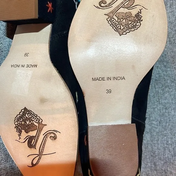 Free People Embroidered Boots. NEW