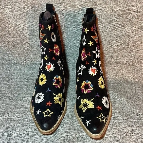 Free People Embroidered Boots. NEW