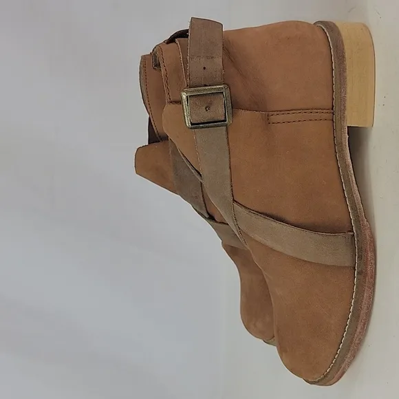 Free People Las Palmas Distressed Leather Women's Ankle Boots