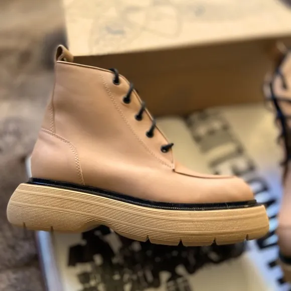 Free People Mara Lace-Up Boots