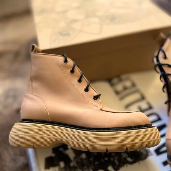 Free People Mara Lace-Up Boots