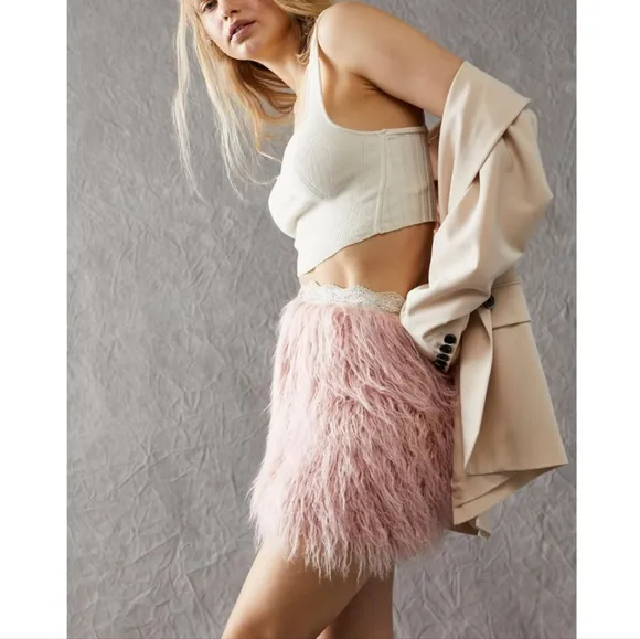 Free People Party Time Mini Skirt New Size M