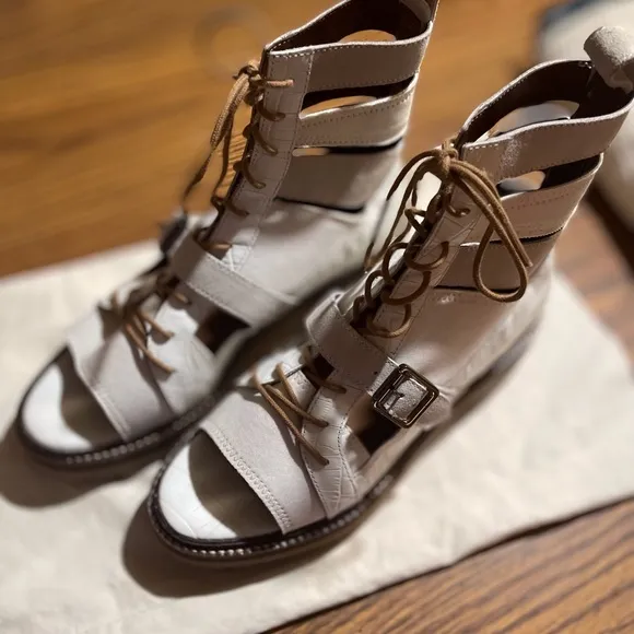 FREE PEOPLE SHANDY STYLE MANDI LACE UPS •NEW•