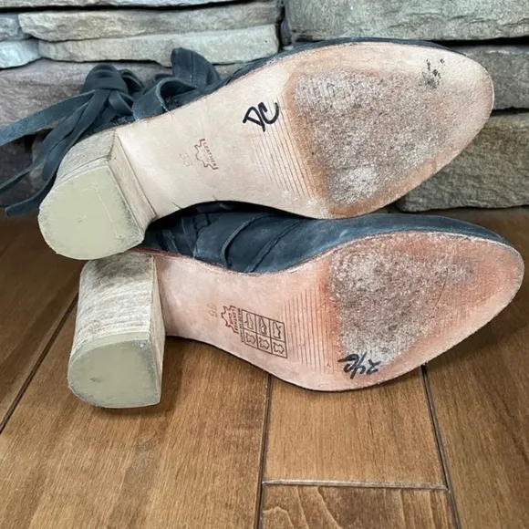Free People Steven Wonders Heeled Ankle Boots