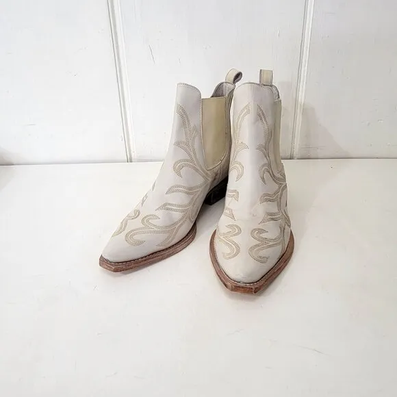 Free People Wayward Western Ankle Boots Women's 8 1/2
