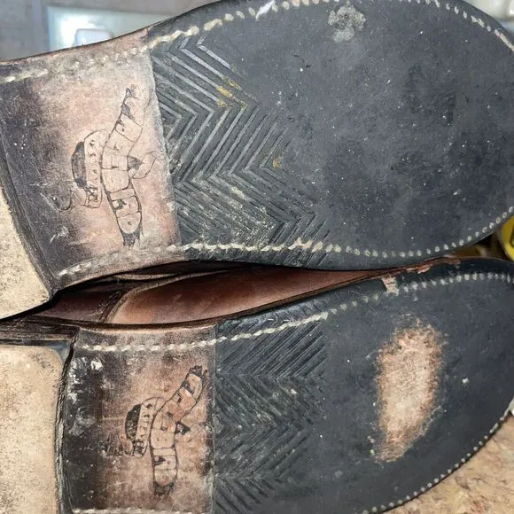 Freebird by Steven 9 Charlie Combat Boots Brown Distressed Leather