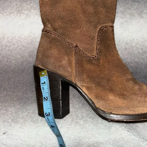 Freebird by Steven Brock Brown Suede Over The Knee Tall BOHO Western Boots