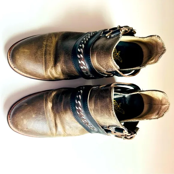 Freebird by Steven COLTON Ankle Brown Leather Boots