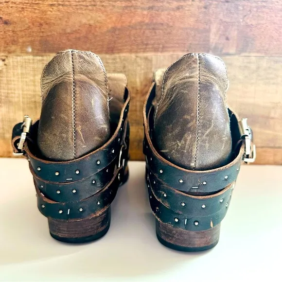Freebird by Steven COLTON Ankle Brown Leather Boots
