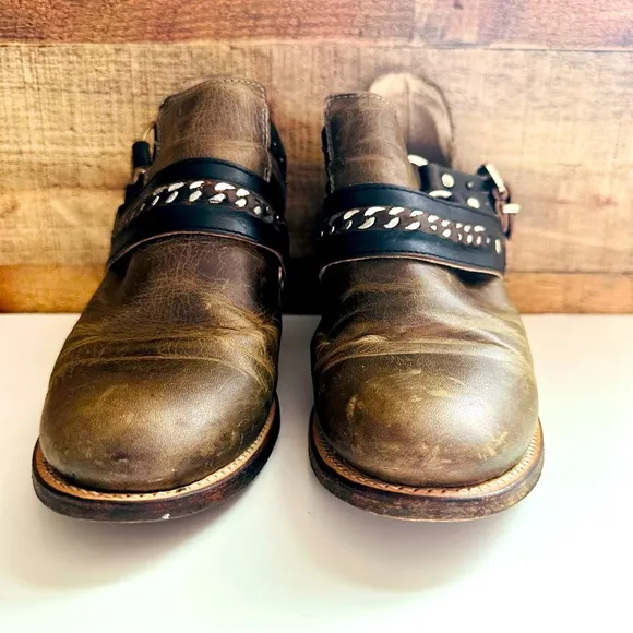 Freebird by Steven COLTON Ankle Brown Leather Boots