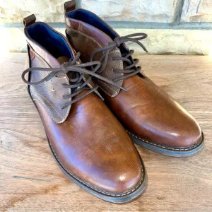 Freeman 1921 Brent Chukka Brown Mens Boots Size 9W