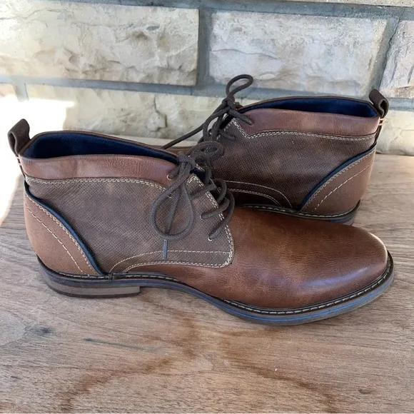 Freeman 1921 Brent Chukka Brown Mens Boots Size 9W