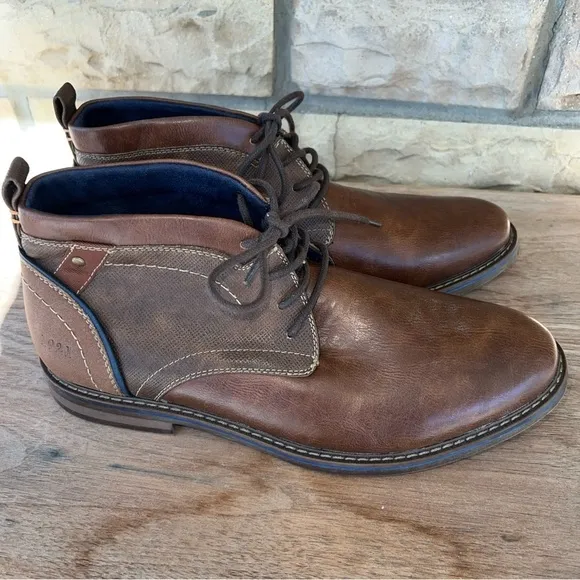 Freeman 1921 Brent Chukka Brown Mens Boots Size 9W