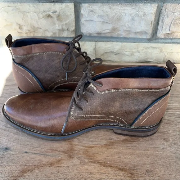Freeman 1921 Brent Chukka Brown Mens Boots Size 9W