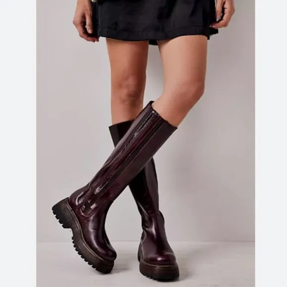 Free People Rhode Tall Platform Boots size 9.5