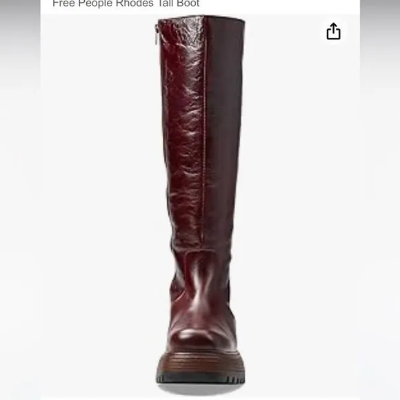 Free People Rhode Tall Platform Boots size 9.5