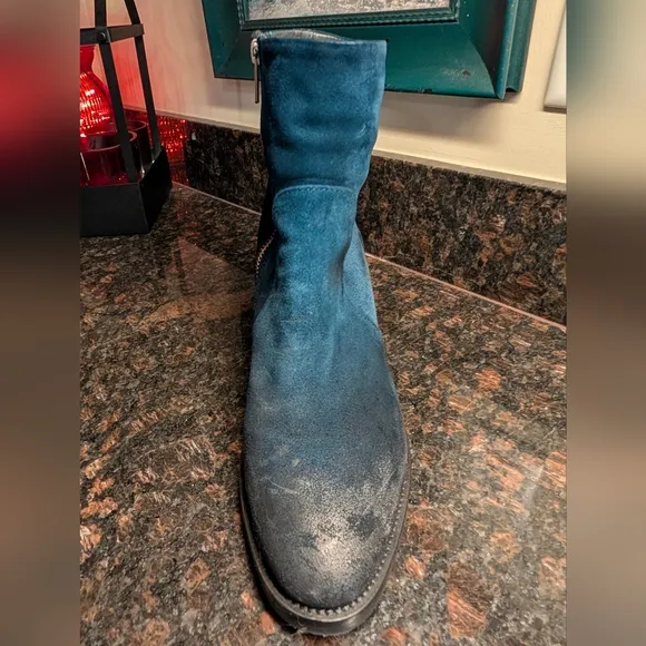 FRU.IT CHELIN PETROL Blue boots (sz 39)