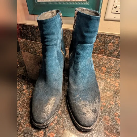 FRU.IT CHELIN PETROL Blue boots (sz 39)