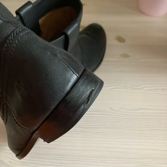 Frye Black Leather Boots size 7.5