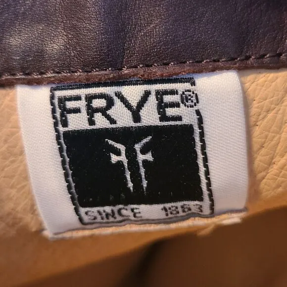Frye Brown Cognac Leather Phillip Riding Boots 8 B