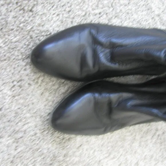 Frye Judith black leather ankle boots 8.5