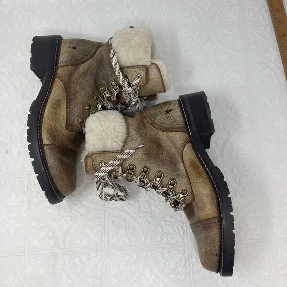 Frye Samantha Hiker Boots Sz 8.5