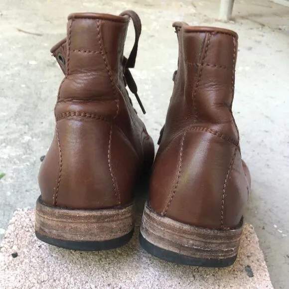 Frye Tyler lace up ankle boots