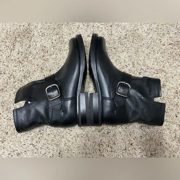 Frye women's size 7.5 Veronica booties boots black leather ankle NEW