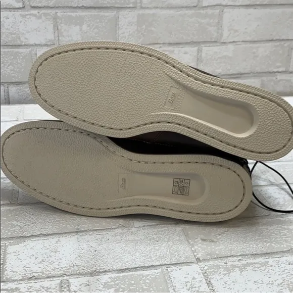 GH Bass Men's Leather CampShoe Hand Stitched Seam 10.5 New with box