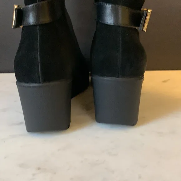 Giani Bernini Black Sannaa Wedge Boots
